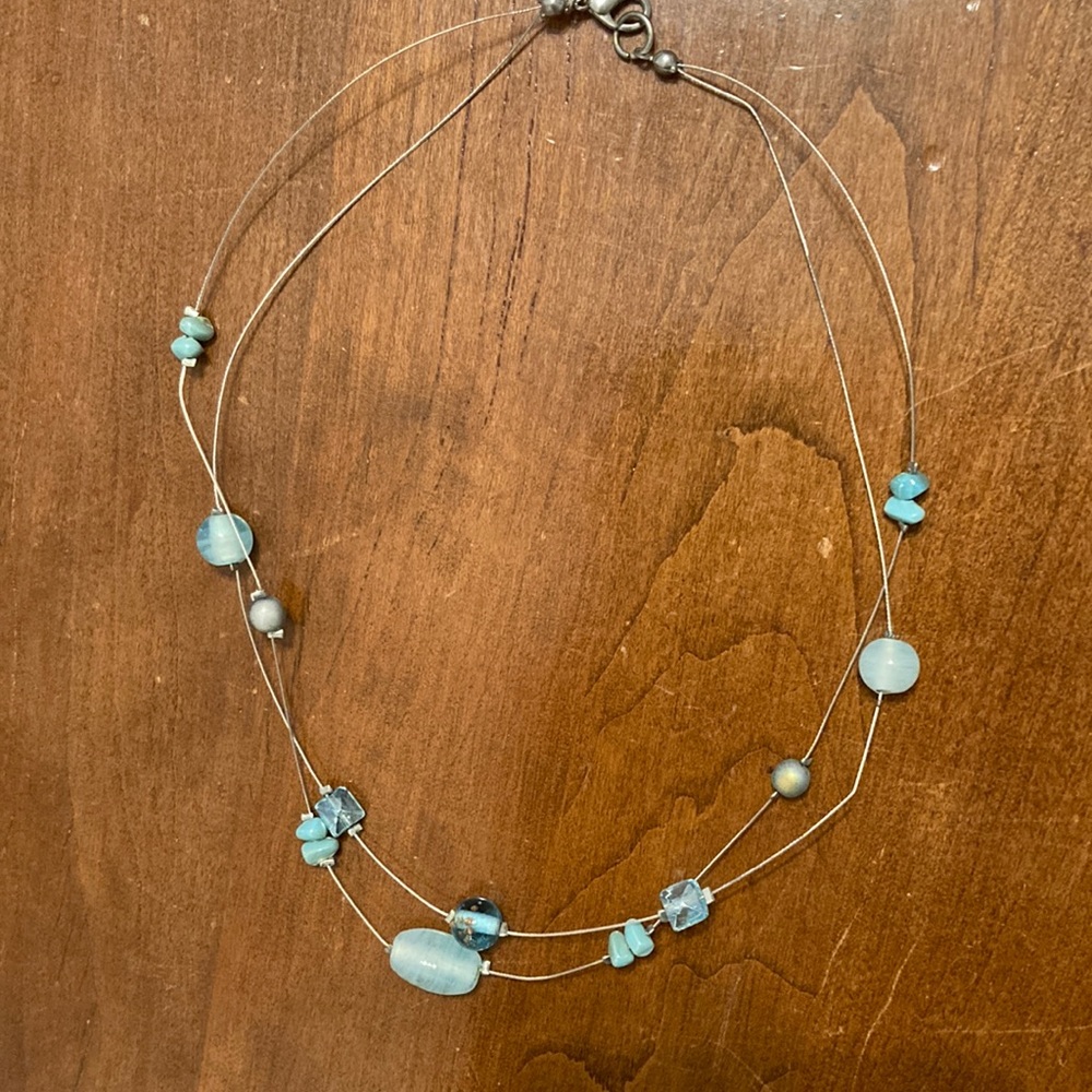 Multi strand beads necklace